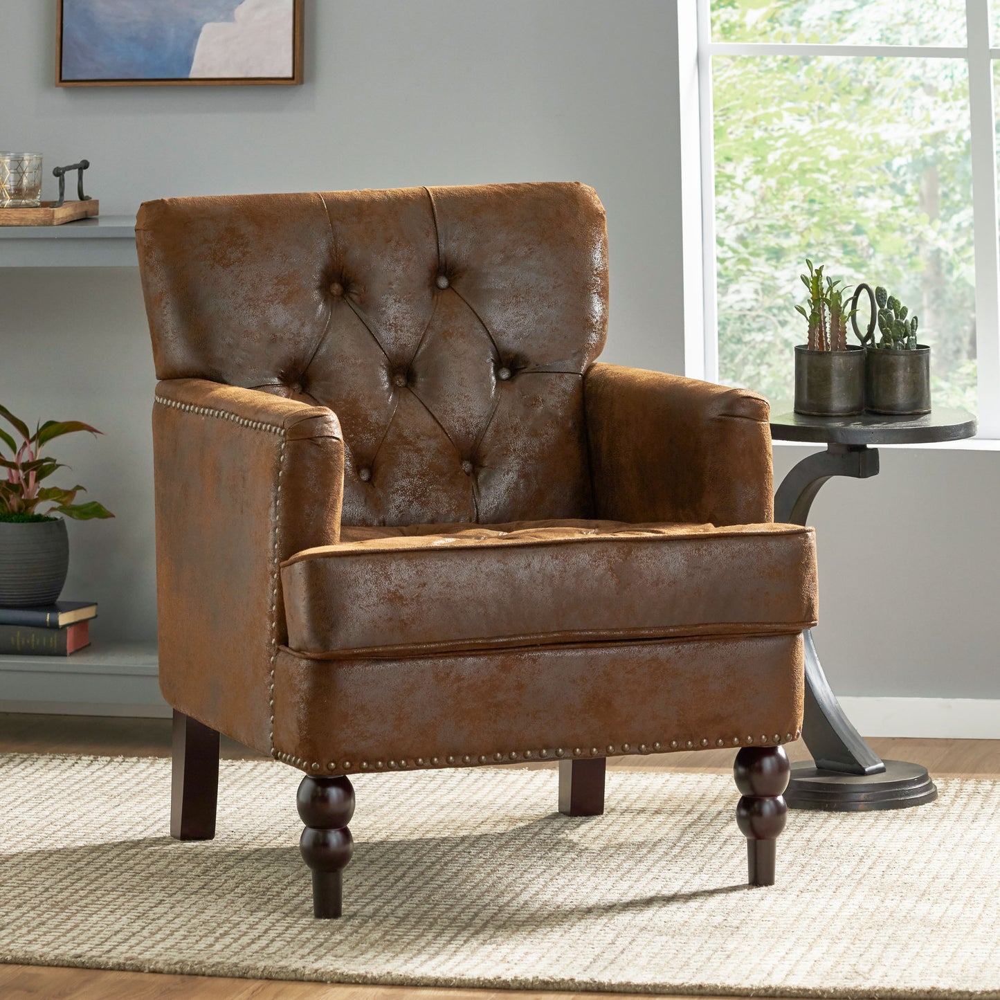 HARRISON TUFTED CLUB CHAIR