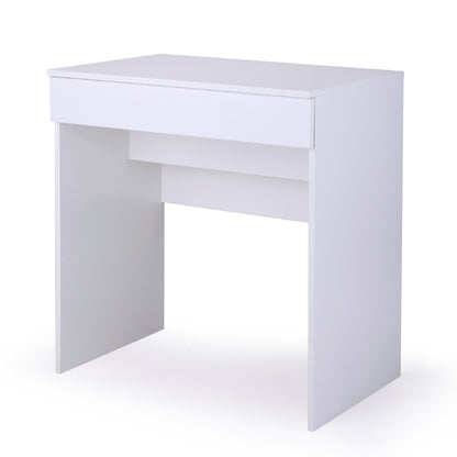 White Vanity Sets, Makeup Vanity Table with Flip up Mirror Bedroom Dresser Table Jewelry Storage