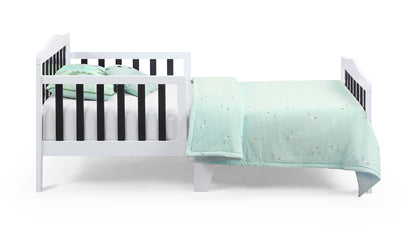 Twain Toddler Bed White/Black