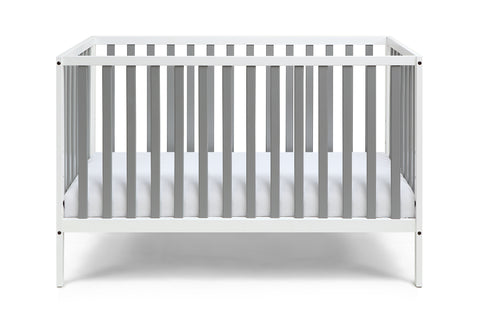 Deux Remi 3-in-1 Convertible Island Crib White/Gray