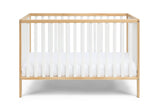 Deux Remi 3-in-1 Convertible Island Crib Natural/White