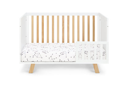 Livia 3-in-1 Convertible Island Crib White/Natural