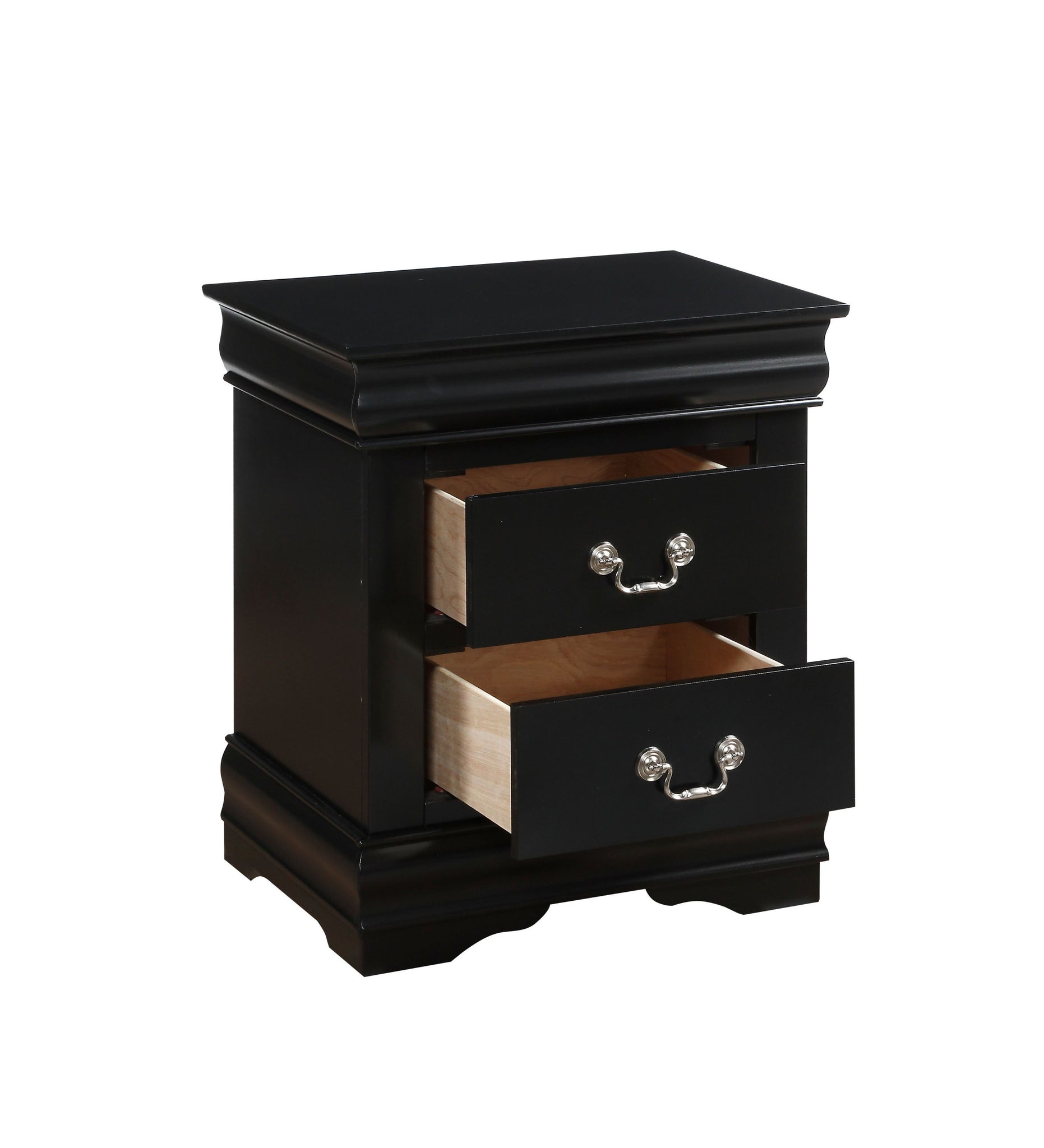 Glavbiku Louis Philippe Nightstand in Black 23733