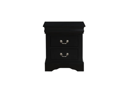 Glavbiku Louis Philippe III Nightstand in Black 19503