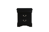 Glavbiku Louis Philippe III Nightstand in Black 19503