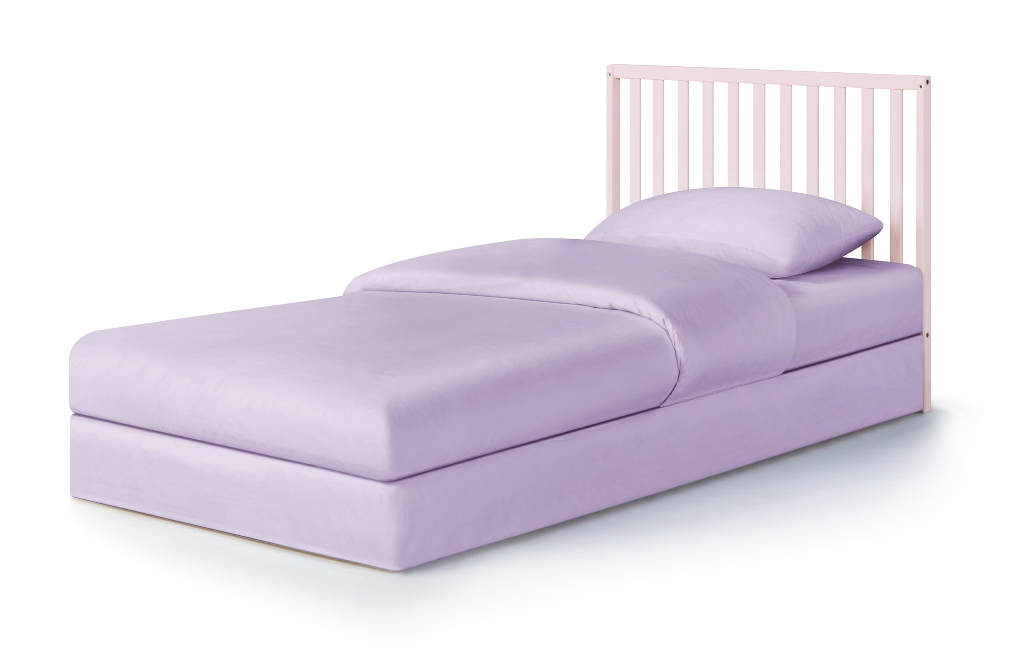 Palmer 3-in-1 Convertible Mini Crib Pastel Pink w/ Mattress Pad