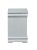 Glavbiku Louis Philippe Nightstand in Platinum 26733