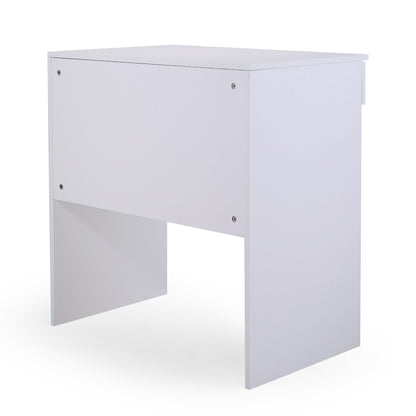 White Vanity Sets, Makeup Vanity Table with Flip up Mirror Bedroom Dresser Table Jewelry Storage