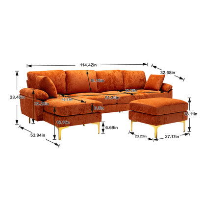 COOLMORE Accent sofa /Living room sofa sectional  sofa