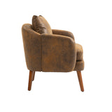 COOLMORE Wood Frame Armchair,  Modern Accent Chair Lounge Chair for Living Room