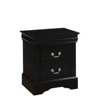 Glavbiku Louis Philippe III Nightstand in Black 19503