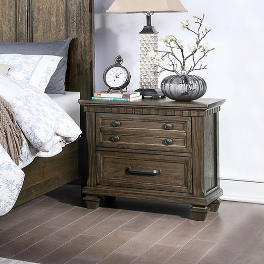 Bedroom Furniture Contemporary Look Unique Wooden Nightstand Drawers Bed Side Table