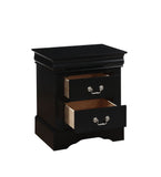 Glavbiku Louis Philippe III Nightstand in Black 19503