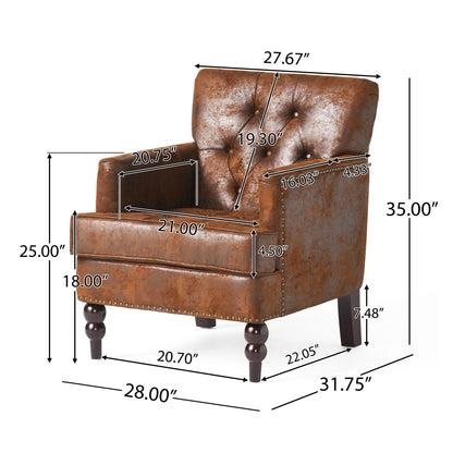 HARRISON TUFTED CLUB CHAIR