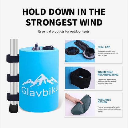 Glavbiku Canopy Water Weight Bag,Set of 4 Water Tent Weights Leg Weights for Pop Up Canopy, Canopies, Tent, Gazebo