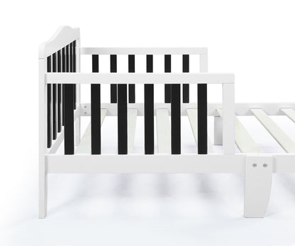 Twain Toddler Bed White/Black