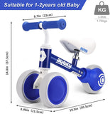 AyeKu Baby Balance Bike Toys for 1 Year Old Boy Gifts Toddler Bike 1st First Birthday Gifts Baby Toys 12-24 Months Kids First Bike