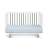 Livia 3-in-1 Convertible Island Crib White/Gray