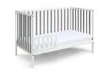 Deux Remi 3-in-1 Convertible Island Crib White/Gray