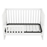 Convertible Crib with Changing Table, White