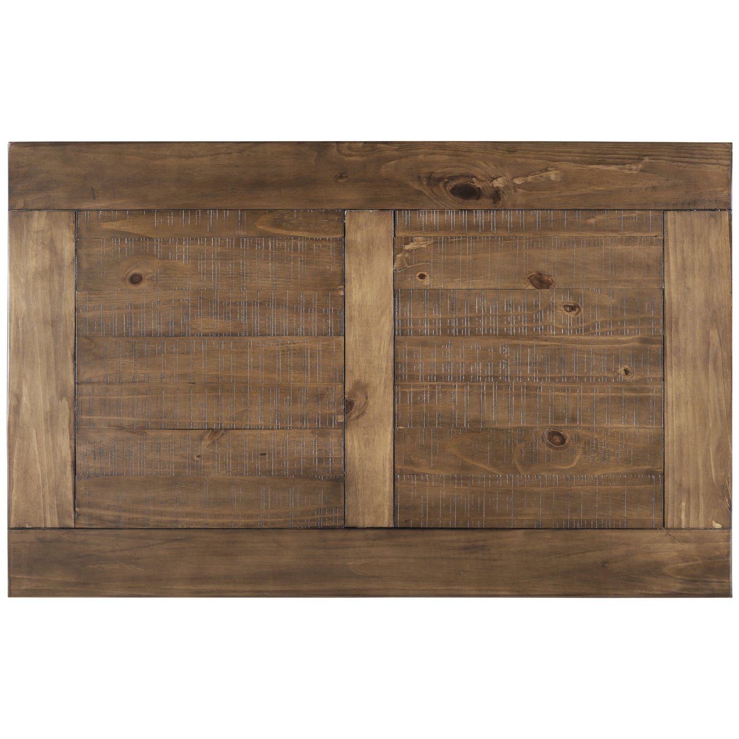 U_STYLE Rustic Floor Shelf Coffee Table with Storage,Solid Pine Wood (As same As WF287269AAE)