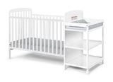 Ramsey 3-in-1 Convertible Crib and Changer Combo White