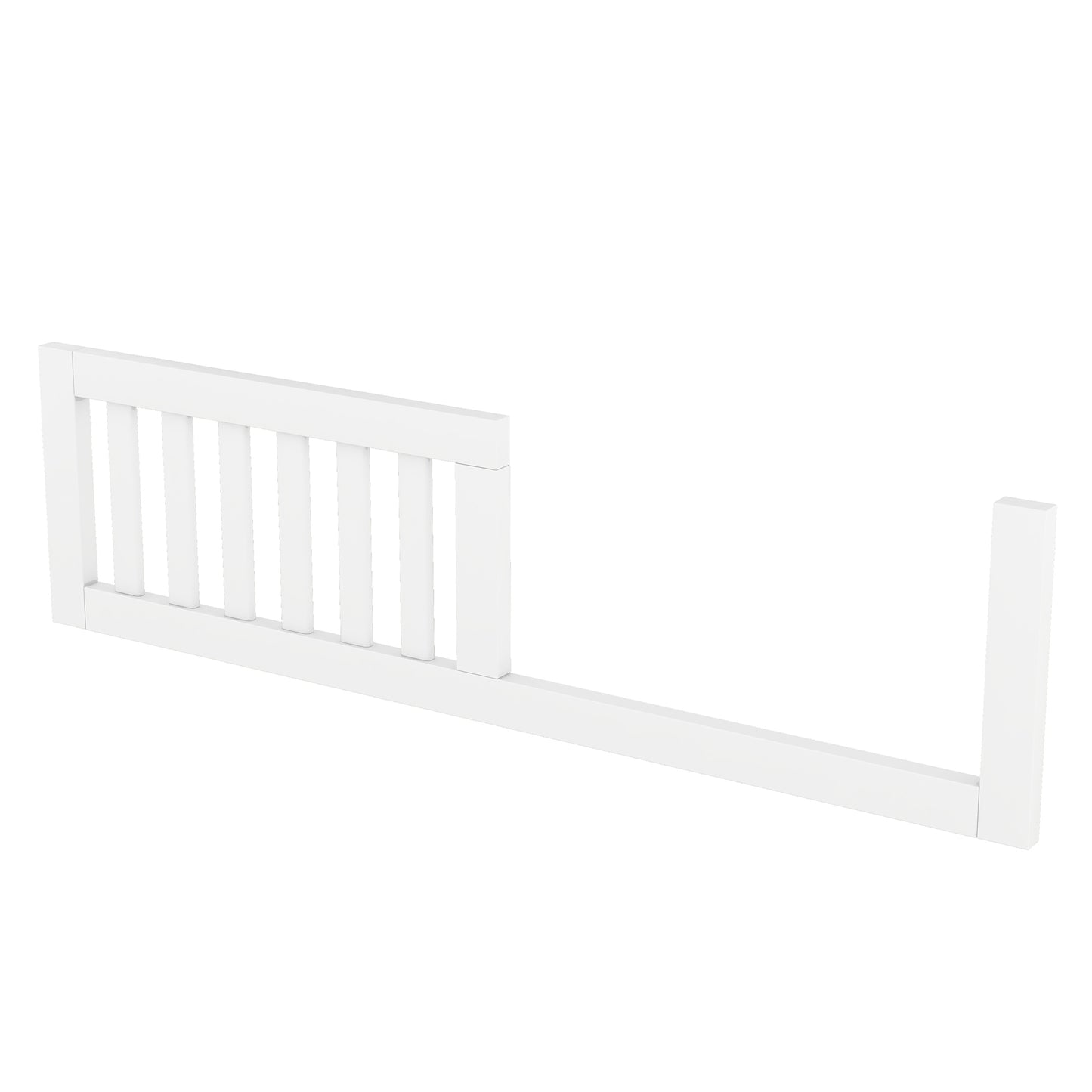 Convertible Crib with Changing Table, White