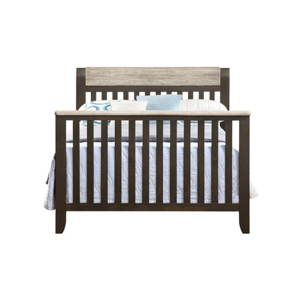 Hayes 4-in-1 Convertible Crib Coffee/Weathered Stone