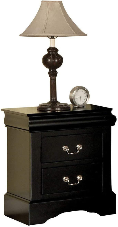 Glavbiku Louis Philippe III Nightstand in Black 19503