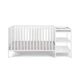 Palmer 3-in-1 Convertible Crib and Changer Combo White