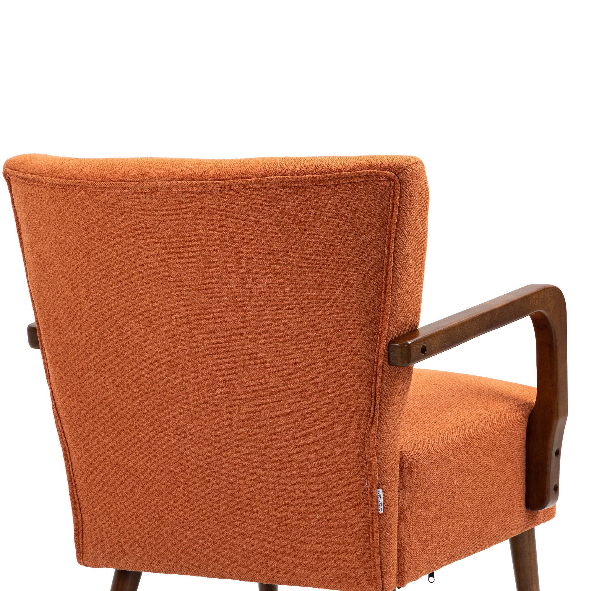 COOLMORE Wood Frame Armchair,  Modern Accent Chair Lounge Chair for Living Room