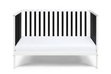 Deux Remi Island Crib White/Black