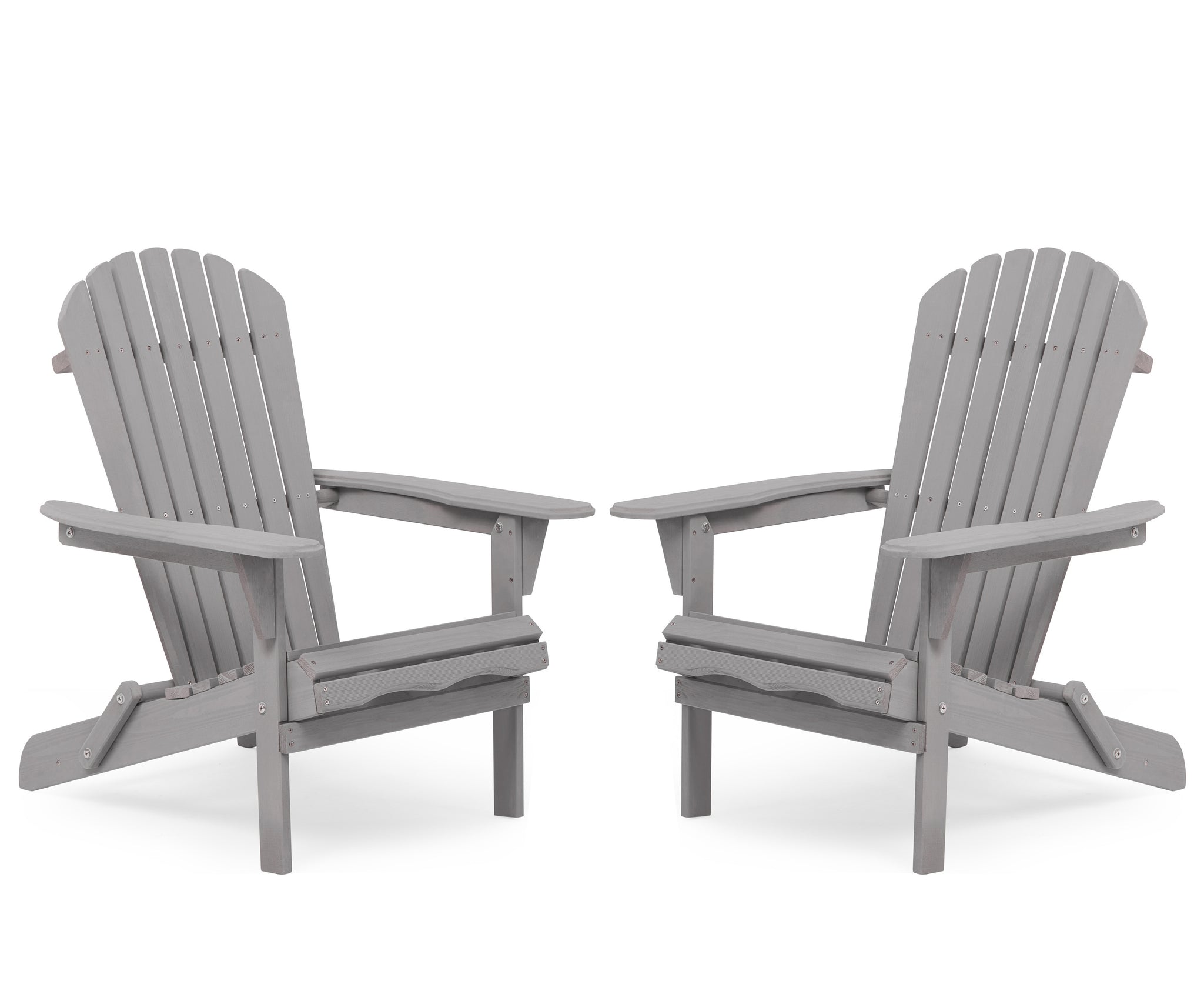 Wood Lounge Patio Chair for Garden Outdoor Wooden Folding Adirondack Chair Set of 2 Solid Cedar Wood Lounge Patio Chair for Garden, Lawn, Backyard,