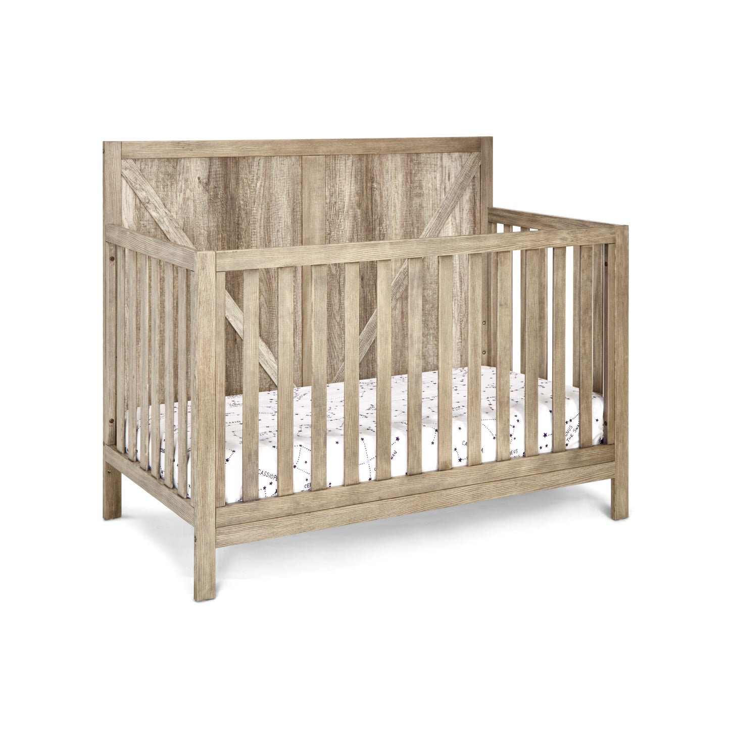 Barnside 4-in-1 Convertible Crib Vintage Chestnut