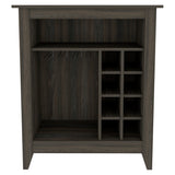 New Canaan 6-Bottle 1-Drawer 1-Shelf Bar Cabinet Carbon Espresso