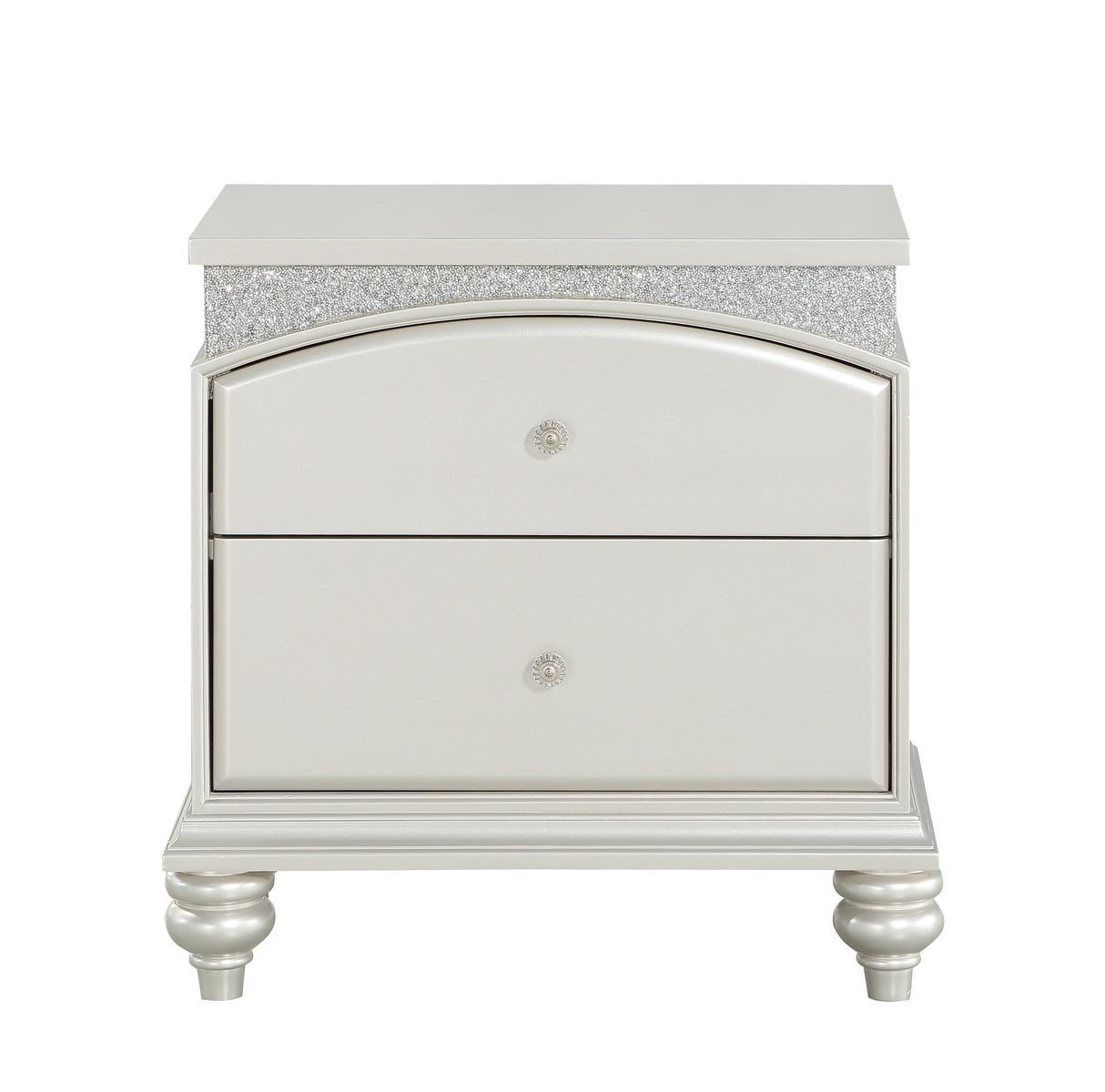 Glavbiku Maverick Nightstand, Platinum 21803