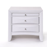 Glavbiku Ireland Nightstand in White 21704