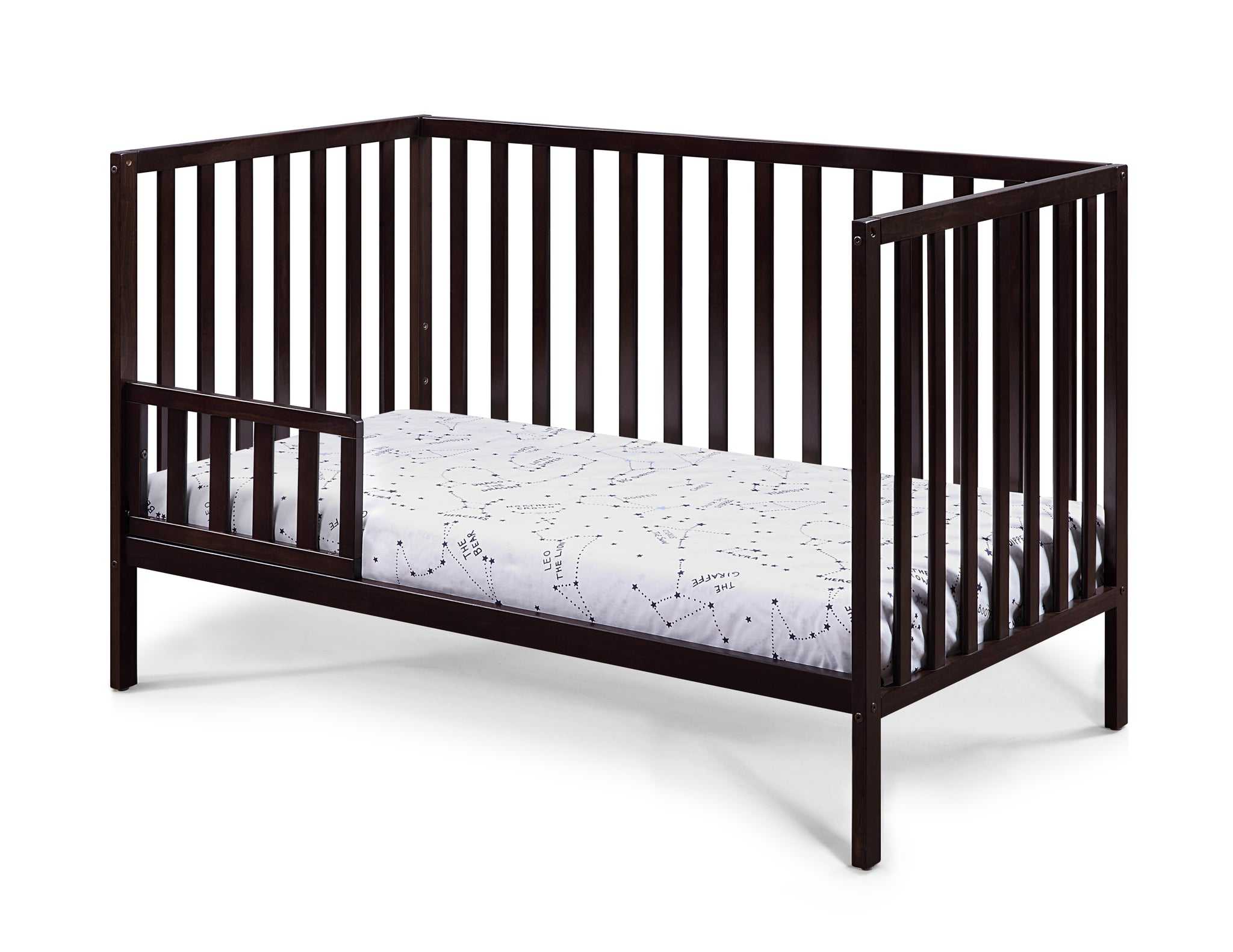 Palmer 3-in-1 Convertible Island Crib Espresso