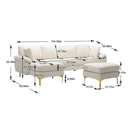 COOLMORE Accent sofa /Living room sofa sectional  sofa