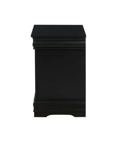 Glavbiku Louis Philippe Nightstand in Black 23733