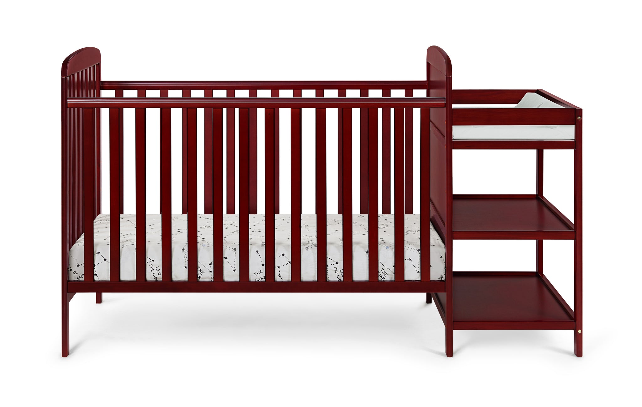 Ramsey Crib and Changer Combo Cherry