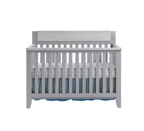 Hayes 4-in-1 Convertible Crib Gray/Weathered Granite