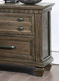 Bedroom Furniture Contemporary Look Unique Wooden Nightstand Drawers Bed Side Table