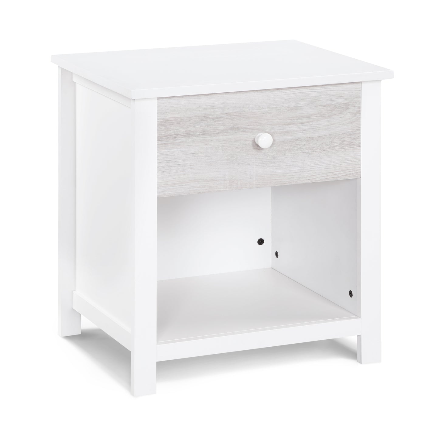 Connelly Nightstand White/Rockport Gray