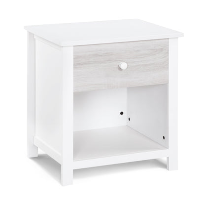 Connelly Nightstand White/Rockport Gray