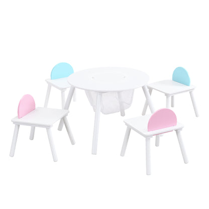 Children's panel table with 4 chairs