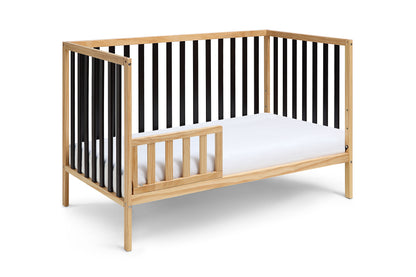 Deux Remi 3-in-1 Convertible Island Crib Natural/Black